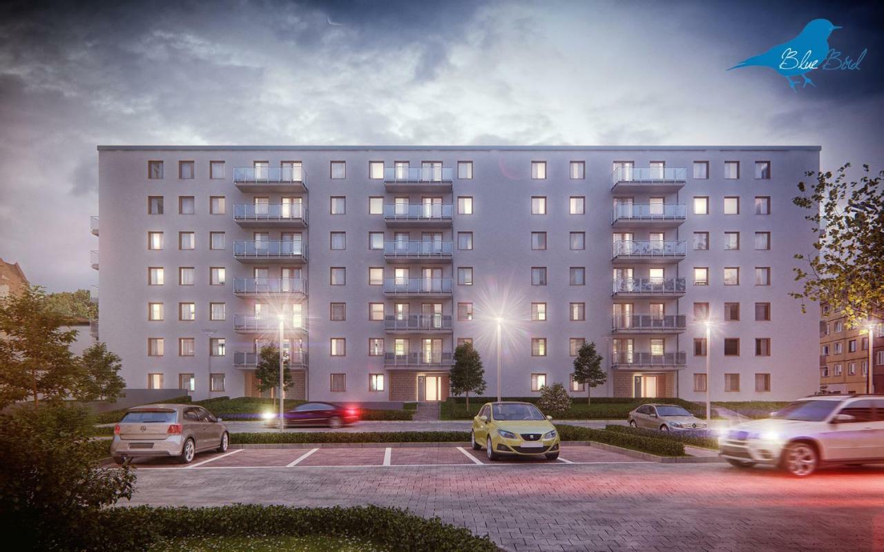 Bluebird City Center Apartment Wroclaw Bagian luar foto